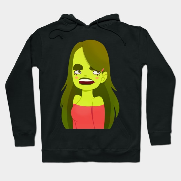 Cactus Girl Hoodie by Twkirky